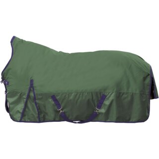 HKM Outdoordecke Highneck -Charlotte- mit Polarfleece grün 125 cm